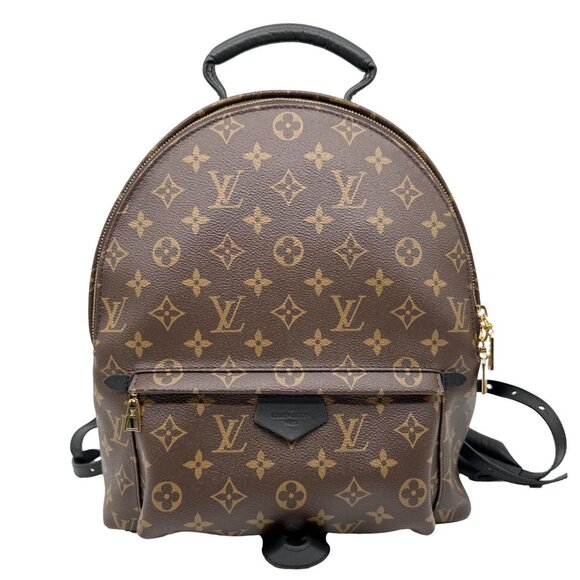 Louis Vuitton Palm Springs MM Monogram Canvas Backpack Brown - Picture 1 of 10